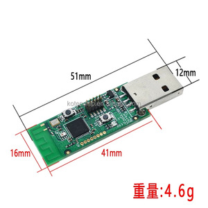 Module d'interface USB pour analyse de protocole de données sans fil CC2531 CC2540, carte de test et programmeur d'émulation Zigbee CC Debugger - Product Image 3