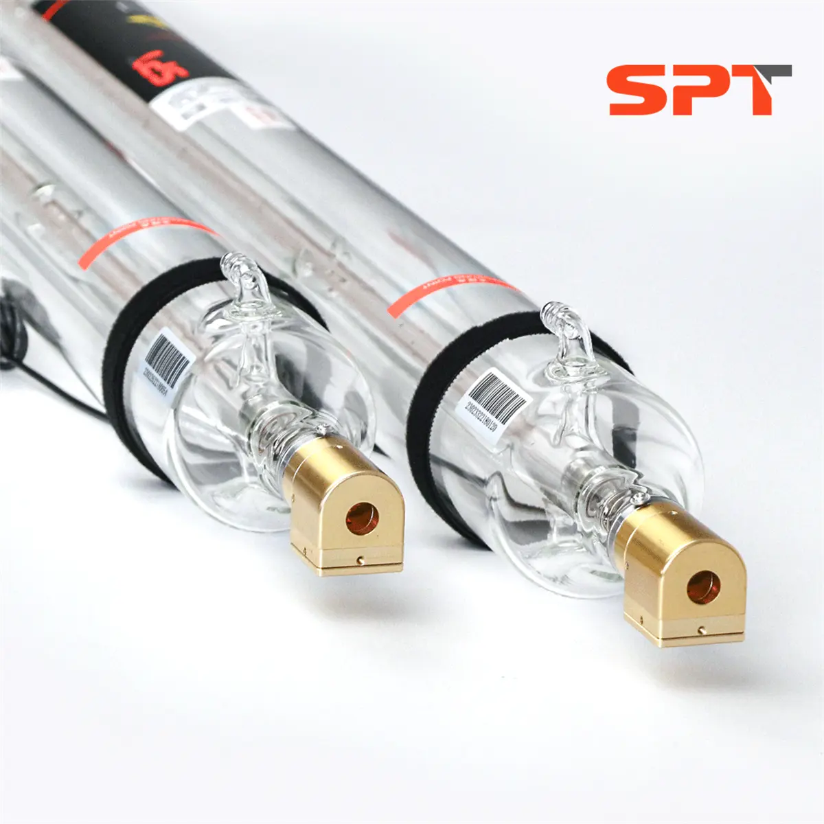 Factory sales SPT high power With positioning function 150w CO2 laser tube for laser Cutting plank/glass