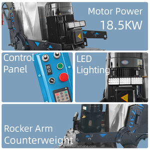 JINGKUN 18.5kW高効率コンクリートグラインダー、大型エポキシ床研磨用真空接続式 - Product Image 6