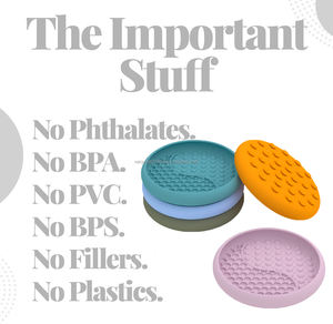 2026 tendance produit 15cm petit nid d'abeille Ufo lécher tapis personnalisé Silicone bol chien mangeoire lente - Product Image 6