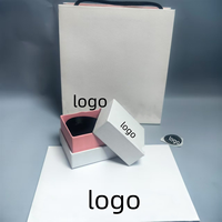 Boîte à bijoux de luxe avec logo personnalisé et sacs en papier, boîte pour bracelet, collier, bague, emballage haut de gamme, boîte pour ensemble de bijoux, vente en gros