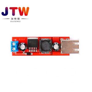 JTW ชุดแปลงไฟรถยนต์แบบ Dual USB Output 12-36V เป็น 5V DC-DC 3A พร้อมโมดูล Step Down - Product Image 2