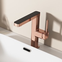 Robinet de lavabo de salle de bain en cuivre massif avec douchette extractible pour eau chaude et froide, robinet de lavage domestique