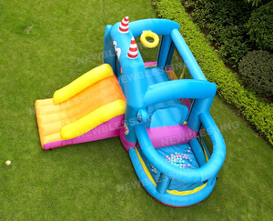 Casa Inflable con Diseño de Demonio Feliz y Piscina de Pelotas NBHL-027, Brincolín Inflable con Diseño de Demonio Feliz - Product Image 5