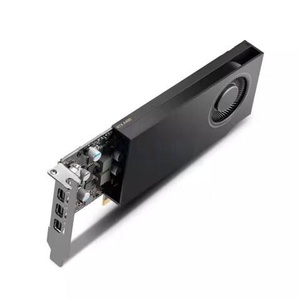 Nouvelle station de travail de bureau professionnelle pour l'IA, le calcul, le CAO et le rendu 3D, avec PCIe, DisplayPort, ventilateur, carte graphique Quadro RTX A400 4 Go GDDR6 - Product Image 1