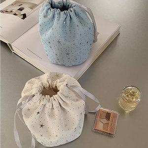 Personalized Fashion Portable <b>Large</b>-capacity Travel <b>Makeup</b> <b>Bag</b> Multifunctional Cosmetic Storage Drawstring Gfit <b>Bag</b> - Product Image 5