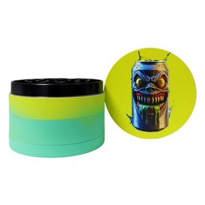 Wholesale Custom Color <b>Herb</b> <b>Grinder</b> Zinc Alloy Cylinder 4 Layers Manual Manipulation Dry Tobacco <b>Grinder</b> Smoking Accessories - Product Image 5
