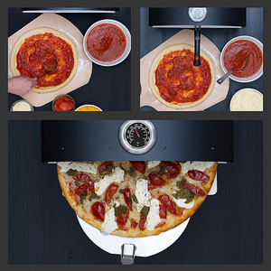 Four à <span class=keywords><strong>pizza</strong></span> au gaz portable moderne de qualité supérieure <span class=keywords><strong>pour</strong></span> une utilisation en extérieur avec <span class=keywords><strong>pierre</strong></span> à <span class=keywords><strong>pizza</strong></span> de 12 pouces, construction en acier inoxydable et chariot - Product Image 6