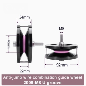 Poulie anti-saut pour fil, diamètre extérieur 92 mm, certifiée ISO9001, résistante à l'usure, longue durée de vie, SG2009 - Product Image 3