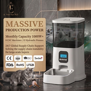 Comedero Automático para Mascotas 6L Love Stylish con Contenedor de Grano Visible, Control por WiFi y APP, Dispensador de <span class=keywords><strong>Comida</strong></span> Temporizado y Cuantitativo para Gatos y Perros, Ideal para Hogares con Múltiples Mascotas - Product Image 1