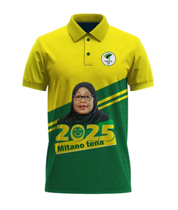 Camisetas Polo Personalizadas de Tanzania, 100% Poliéster, Tejido de Punto, Camisetas con Estampado de <span class=keywords><strong>Candidato</strong></span> Presidencial - Product Image 1