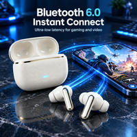 Écouteurs sans fil Imax Space Surround Sound ANC pour son Hi-Fi V6.0, étanches IPX5, autonomie de 3 à 5 heures, charge Type-C, LED