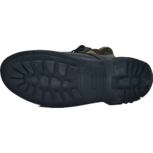 Bottes tactiques en cuir camouflage personnalisées DFS17 Afrique avec manchons en toile Oxford - Product Image 4