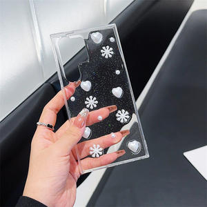 Flocon de neige amour coeur goutte colle TPU housse de téléphone pour Samsung Galaxy S22 S23 S24 Plus Ultra A55 A15 A53 A14 A24 A54 M23 <span class=keywords><strong>A13</strong></span> - Product Image 6