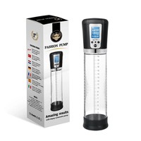 Dispositif d'agrandissement du pénis LCD pour hommes, pompe à vide pour l'érection, aide à l'érection, pompe pénienne, masturbateur électrique, jouet sexuel