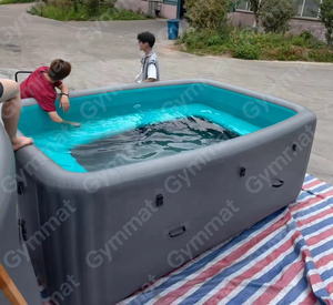 Piscine familiale gonflable portable, grande piscine gonflable, piscines gonflables géantes commerciales pour adultes, installation facile avec pompe - Product Image 2