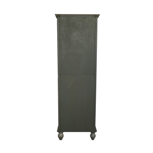Armario de Almacenamiento Alto y Estrecho Estilo Rústico, Madera Rústica, 2 Cajones, 2 Puertas, Armario de Baño Independiente - Product Image 4