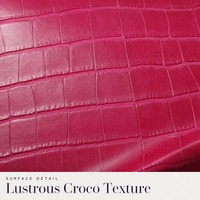 Tissu en similicuir grainé tonal magenta 0,9 mm, 54 pouces, avec support brossé, pour sacs à main et panneaux de tête de lit, 20 couleurs, MOQ 1 yard