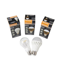 Vente en gros de boîtes d'emballage en papier kraft brun Boîtes d'ampoules LED en carton Emballage de lampes Boîte d'ampoules avec logo personnalisé