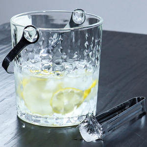Contenedor de Hielo Transparente Clásico de Moda, Accesorio de <span class=keywords><strong>Bar</strong></span> de Vidrio al por Mayor, Cubitera Redonda de Vidrio para Whisky y Cócteles - Product Image 5