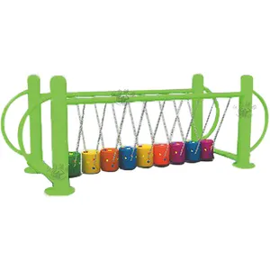Traumkinder im Freien Stumpf Kieselsteine Schaukelbrücke Spielplatz-Ausstattung für Kinder