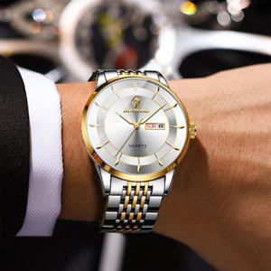 Reloj de Pulsera Binbond B2077 2077 para Hombre, Correa de Acero Inoxidable, Cuarzo, Lujoso, Resistente al Agua, con Calendario, Estilo Casual y de Negocios - Product Image 3