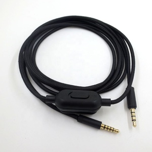 สายสัญญาณเสียงทดแทนพร้อมแจ็ค3.5มม. ถึง3.5มม. สำหรับ <span class=keywords><strong>G433</strong></span> G233 <span class=keywords><strong>Logitech</strong></span> ที่มีการควบคุมระดับเสียง - Product Image 1