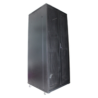 Standard de Support De Serveur de 19 Pouces 42U 800*800 Maille perforée Porte De Refroidissement Du Center de Données Au Sol Armoire Réseau