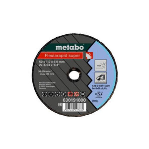 Metabo Flexiarapid Super <b>Grinding</b> <b>Wheel</b> 76 X 1.1 X 6 Mm For Stainless Steel - Product Image 1