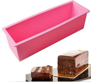 High Quality 1200Ml Rectangle Silicone Soap Mold <b>Wooden</b> <b>Box</b> Eco-Friendly DIY <b>Tool</b> for Soap Cake Making with Opp Bag - Product Image 6