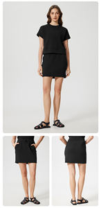 بالجملة تنورات رياضية نسائية عالية الجودة جيدة التهوية ملابس رياضية برباط جيوب كاجوال رياضة الجولف تنس تنورة للبالغين - Product Image 5