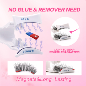 Vente en gros <span class=keywords><strong>Faux</strong></span> <span class=keywords><strong>cils</strong></span> magnétiques à clipser <span class=keywords><strong>Cils</strong></span> magnétiques souples avec clipper avec <span class=keywords><strong>cils</strong></span> magnétiques sans eye-liner - Product Image 6