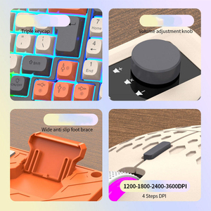 T98 Wired 98 Keys Gaming Keyboard RGB Mouse Set Backlight Breathing Light Multimedia Function for Desktop PC Laptop - Product Image 5