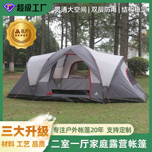 Carpa de Camping Shengyuan para 6-8 Personas, Doble Capa, Gran Espacio, Impermeable, Resistente al Viento, para las Cuatro Estaciones - Product Image 5