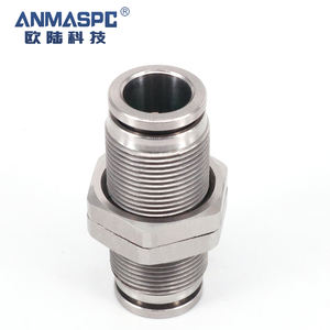 PM08 Conector Neumático de Placa Pasante de Acero Inoxidable SS304 Tipo Airtac, Nuevo, Piezas de Conexión Neumática de las Marcas OULU, <span class=keywords><strong>EUROLAND</strong></span>, ANMASPC - Product Image 4