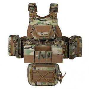 เสื้อกั๊กยุทธวิธีเสื้อกั๊กยุทธวิธีสำหรับการฝึกความปลอดภัยกลางแจ้ง JPC อุปกรณ์ฝึกหน้าอกปล่อยเร็วเสื้อยุทธวิธีล่าสัตว์ - Product Image 1