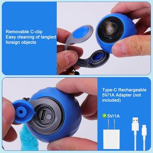 USB-Aufladbarer Elektrischer Katzen-Laser-Tumbler, Neues Interaktives Intelligentes Haustier-Spielzeug für Katzen, Moderner Stil für Innenräume - Product Image 2