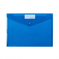 Carpeta de Archivo A4 Colorida en Oferta, Bolsa de Documentos de Plástico PP con Cierre de Botón, Organizador de Papel para Oficina y Escuela