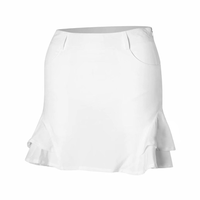 Robe pour femme de golf d'été personnalisée jupe courte avec ourlet à volants pour dissimuler le décolleté