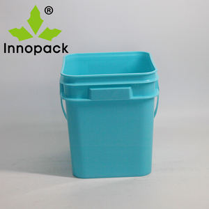 Cubo de arena de plástico Cubo de grado alimenticio de 2 galones con tapa cubo de plástico cuadrado para la venta - Product Image 6