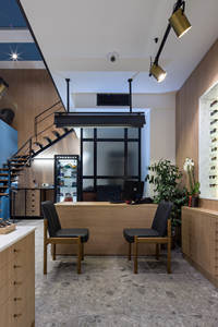 Comptoir mural de magasin optique robuste écologique au design de luxe haut de gamme Vitrine d'affichage haute couture avec éclairage LED - Product Image 2