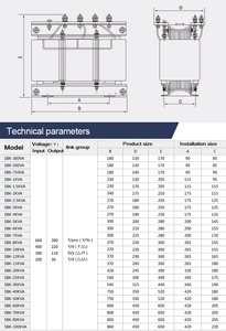 หม้อแปลงแยกวงจรสามเฟส รุ่น SG ขนาด 50-100kVA สำหรับควบคุมลิฟต์ แรงดันขาออก 110V-480V - Product Image 4