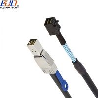 Kabel Ekstensi Data Hard Disk Drive Server Mini SAS SFF-8644 ke SFF-8643 Grosir Pabrik 12Gbps 50CM 100CM 200CM 300CM
