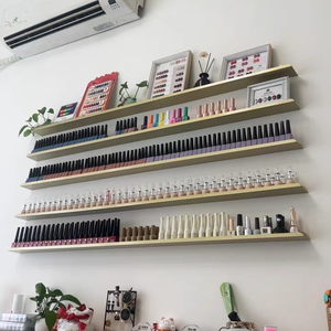 Présentoir mural en métal pour <span class=keywords><strong>salon</strong></span> de manucure avec suspension pour rangement de vernis à ongles, marque HUAYOU, origine Fujian - Product Image 2