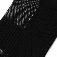 Chaussettes de course personnalisées avec logo, longueur mi-mollet, compression, respirantes, maille ventilée, chaussettes de sport
