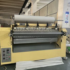 Nueva máquina plisada del fabricante HuaEn para bufanda chal volantes TR tela Plisse y Makhana para plantas de fabricación - Product Image 4