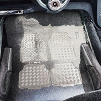 Tapis de sol de voiture transparents uniques en PVC, personnalisés avec monogramme, épaisseur 5 mm, ensemble complet, universels toutes saisons, vente en gros