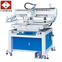 Nueva Máquina de Serigrafía Plana Semiautomática Estable de Gran Formato 600x800mm, Prensa Ajustable Digital Tianming