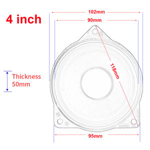 Mise à niveau du haut-parleur milieu de gamme pour BMW E46 <span class=keywords><strong>E39</strong></span> F10 F11 F30 F32 F34 F01 F02 E70 E87 E90 E92 E60 3 5 7 série klaxon Audio de porte de voiture - Product Image 3