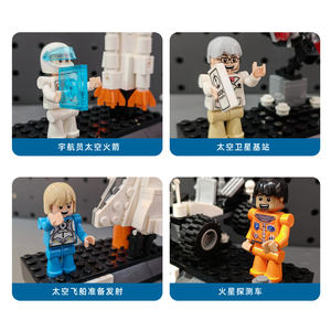 Wange 1803 Modèle de briques MOC aérospatiales <span class=keywords><strong>Navette</strong></span> <span class=keywords><strong>spatiale</strong></span> Petites particules Assemblage Blocs de construction <span class=keywords><strong>Jouet</strong></span> en plastique pour enfants Cadeau unisexe - Product Image 3